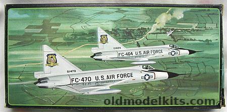 AMT-Hasegawa 1/72 Convair F-102A Delta Dagger - 'Cave Tigum' or Vietnam Camo (Hasegawa Molds), A-654 plastic model kit